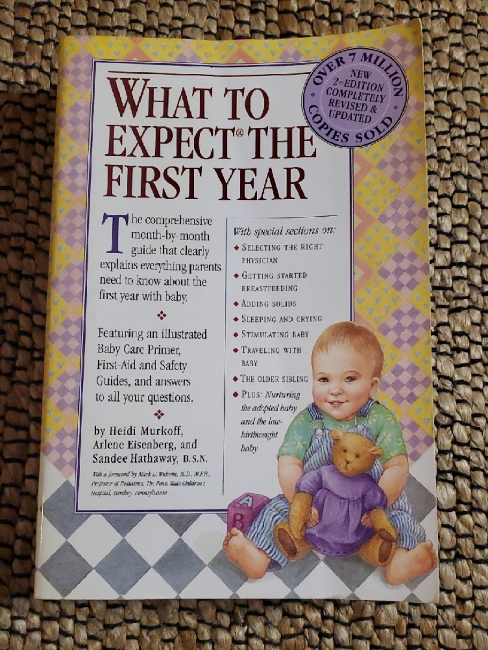 What to Expect the First Year – Yellow & Purple Baby Care Guide